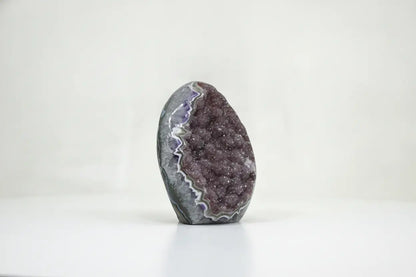 Rust · Reddish Amethyst with Banded Polished Edges | Amethystore