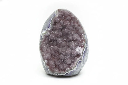 Rust · Reddish Amethyst with Banded Polished Edges - view 2