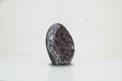 Rust · Reddish Amethyst with Banded Polished Edges - view 5