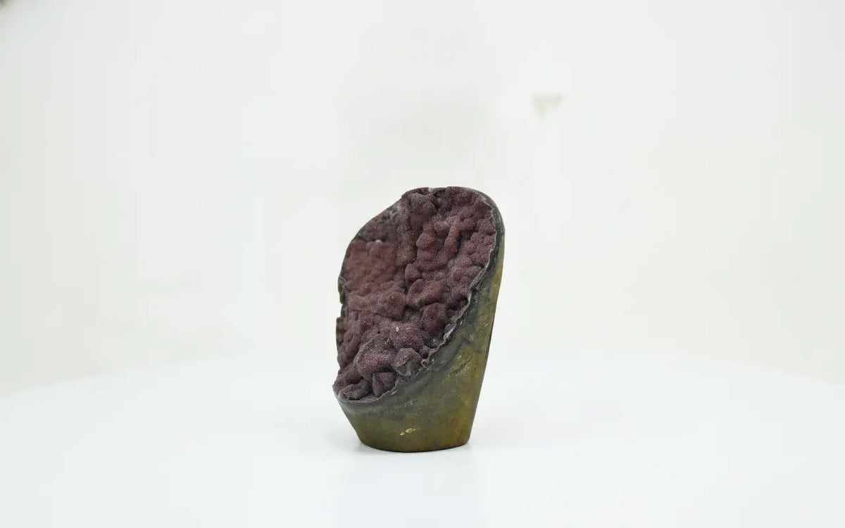 Sienna · Rainbow Amethyst in Brown with Natural Formations - view 4
