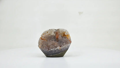 Solara · Rainbow Amethyst with Orange Sugar Druzy - view 4