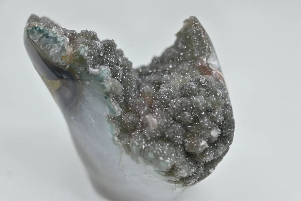 Sorrel · Rainbow Amethyst Cupcake, Fully Polished, Green | Amethystore