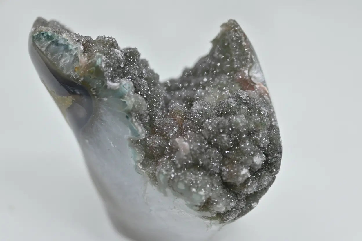 Sorrel · Rainbow Amethyst Cupcake, Fully Polished, Green | Amethystore