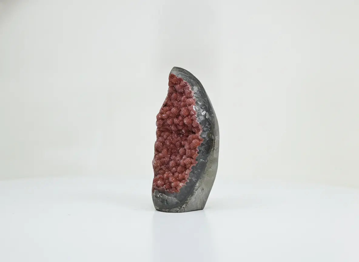 Terra · Amethyst with Red Sugar Druzy - view 3