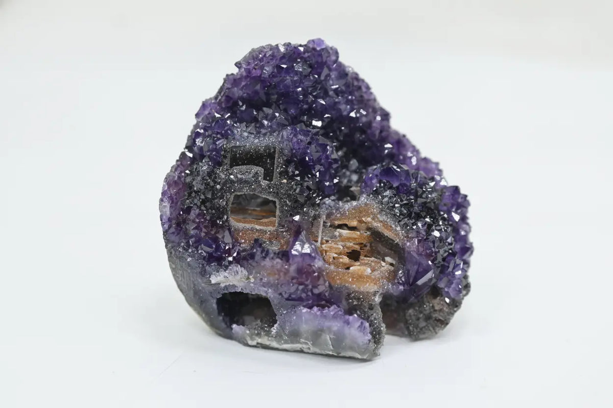 Vela · Amethyst Piece with Calcite, Extra Quality - view 2