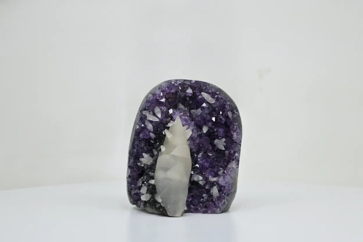 Willow · Amethyst Piece with Calcite - view 4